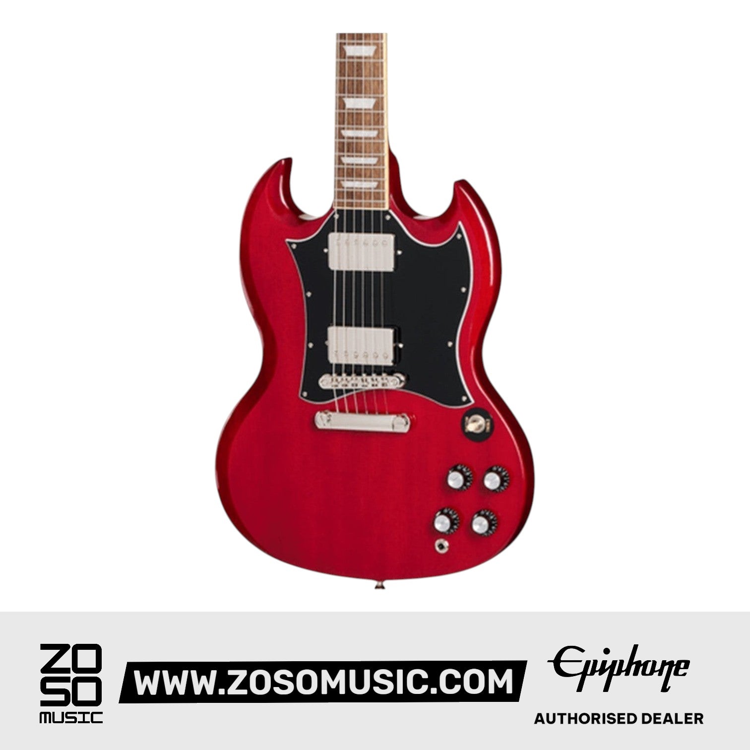 Epiphone EIGSGSCHNHR SG Standard Electric Guitar - Cherry | Zoso Music Sdn Bhd