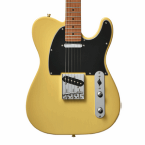 Bacchus Bte-1-rsm/m-bbd Universe Series Roasted Maple Electric Guitar, Butterscotch Blonde With Bag