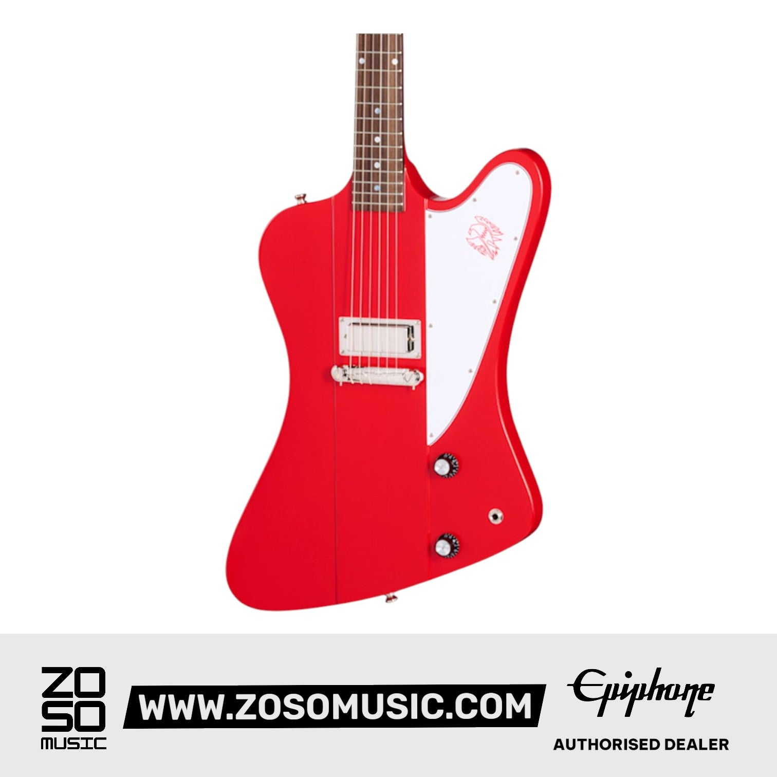 Epiphone 1963 Firebird I Electric Guitar - Cardinal Red | Zoso Music Sdn Bhd