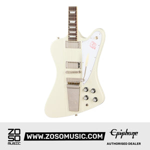 Epiphone 1963 Firebird V Electric Guitar - Polaris White | Zoso Music Sdn Bhd