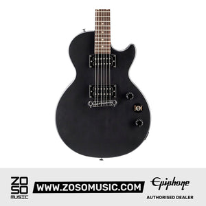 Epiphone EGS1WKNH3 Limited Edition Les Paul Special-I Best Beginner Electric Guitar - Worn Black ( FREE Upgrade Electric Guitar Gig Bag + Accessory Pack ) | Zoso Music Sdn Bhd
