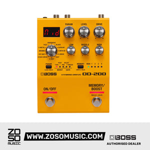BOSS OD200 HYBRID DRIVE PEDAL (OD-200) | BOSS , Zoso Music