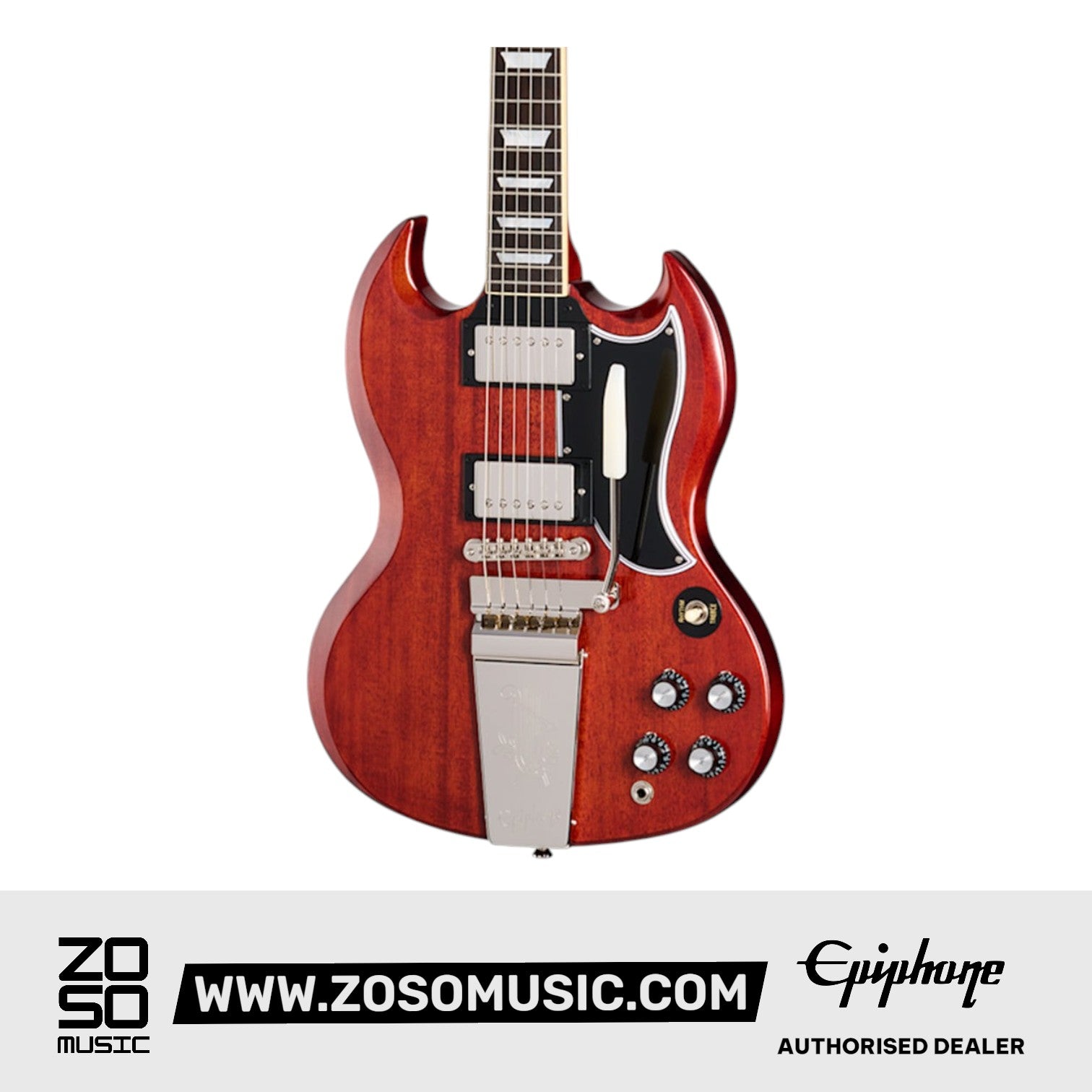 Epiphone 1964 SG Standard Reissue Electric Guitar - Cherry Red | Zoso Music Sdn Bhd