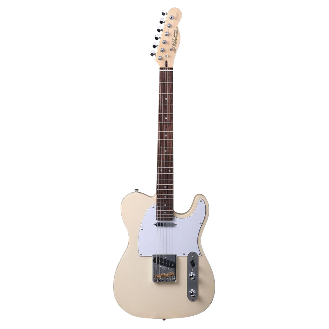 J&D TL AP Telecaster Electric Guitar With Wilkinson Hardware Ivory