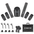Phenyx Pro PTD-10 Drum Microphone Kit, Drum Mics 7-Pieces, Full Metal Wired Dynamic Drum Mic Set for Bass/Tom/Snare/Hi-hat Cymbals |  PHENYX PRO |  WIRELESS-ANTENNA |  Zoso Music