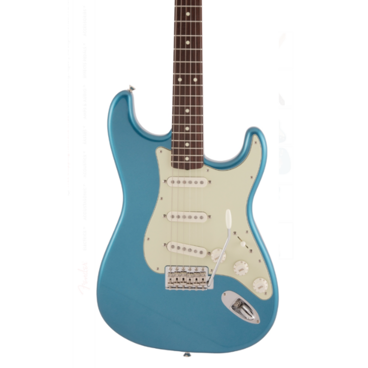 Fender Japan Traditional II 60s Stratocaster Electric Guitar, RW FB, Lake Placid Blue |  FENDER |  ELECTRIC GUITAR |  Zoso Music