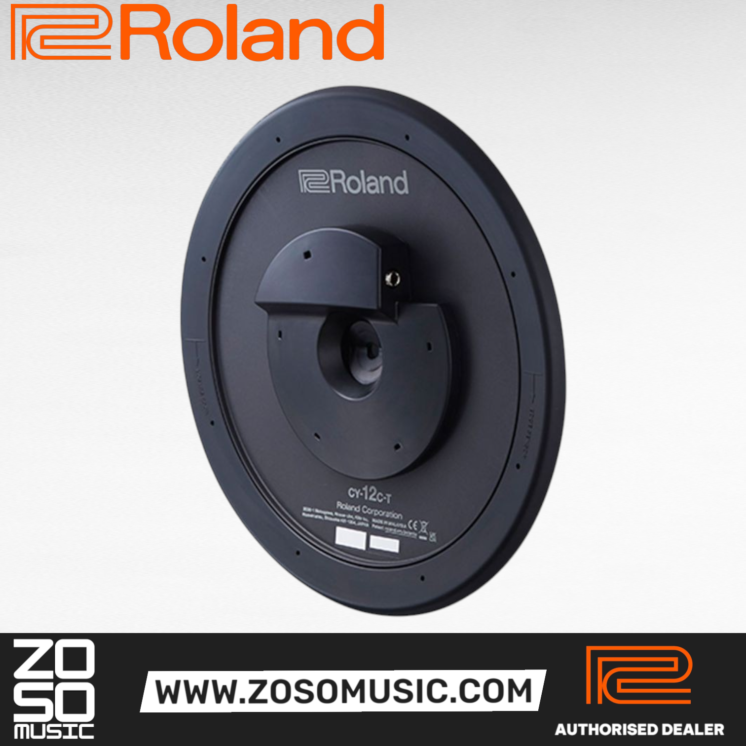 Roland CY-12C-T Thin Crash Cymbal Controller |  ROLAND |  DRUM-HARDWARE |  Zoso Music