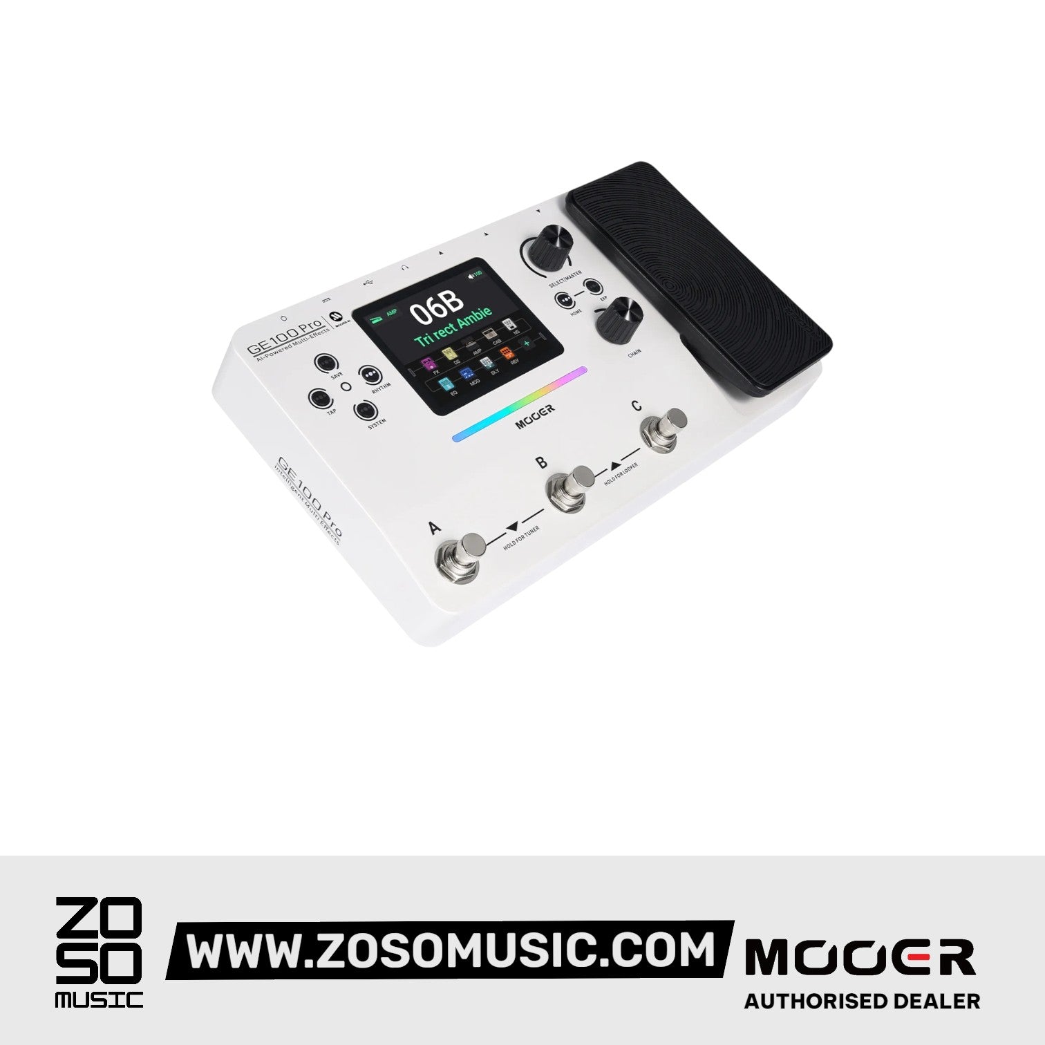 Mooer GE100Pro AI Intelligent Multi-Effects Pedal