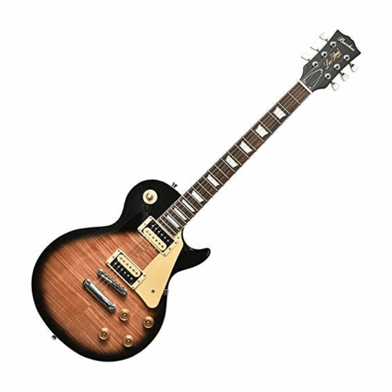 Bacchus Blp-fmh/r Ts Universe Series Electric Guitar, Tobacco Sunburst With Bag