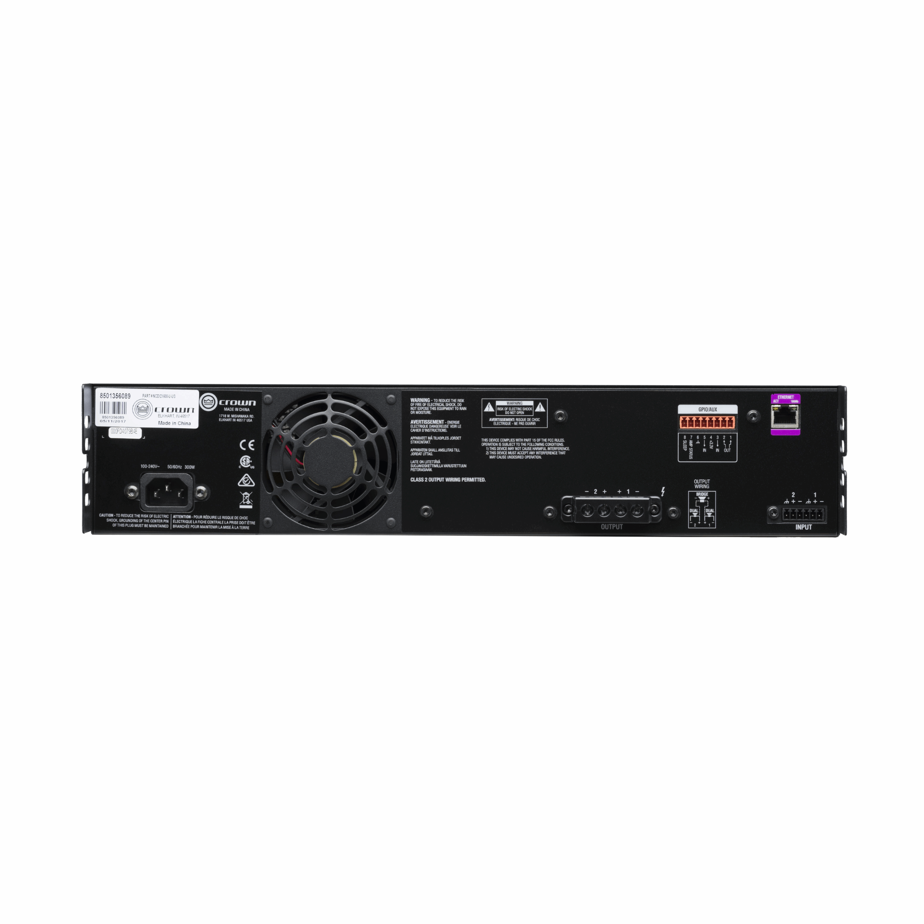 Crown CDi DriveCore 2|600 Power Amplifier ( CDiDriveCore2600 / CDi 2|600 )