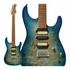 Bacchus Imperial24-bp-rsm/m Universe Series Roasted Maple Electric Guitar, Blue Burst With Bag