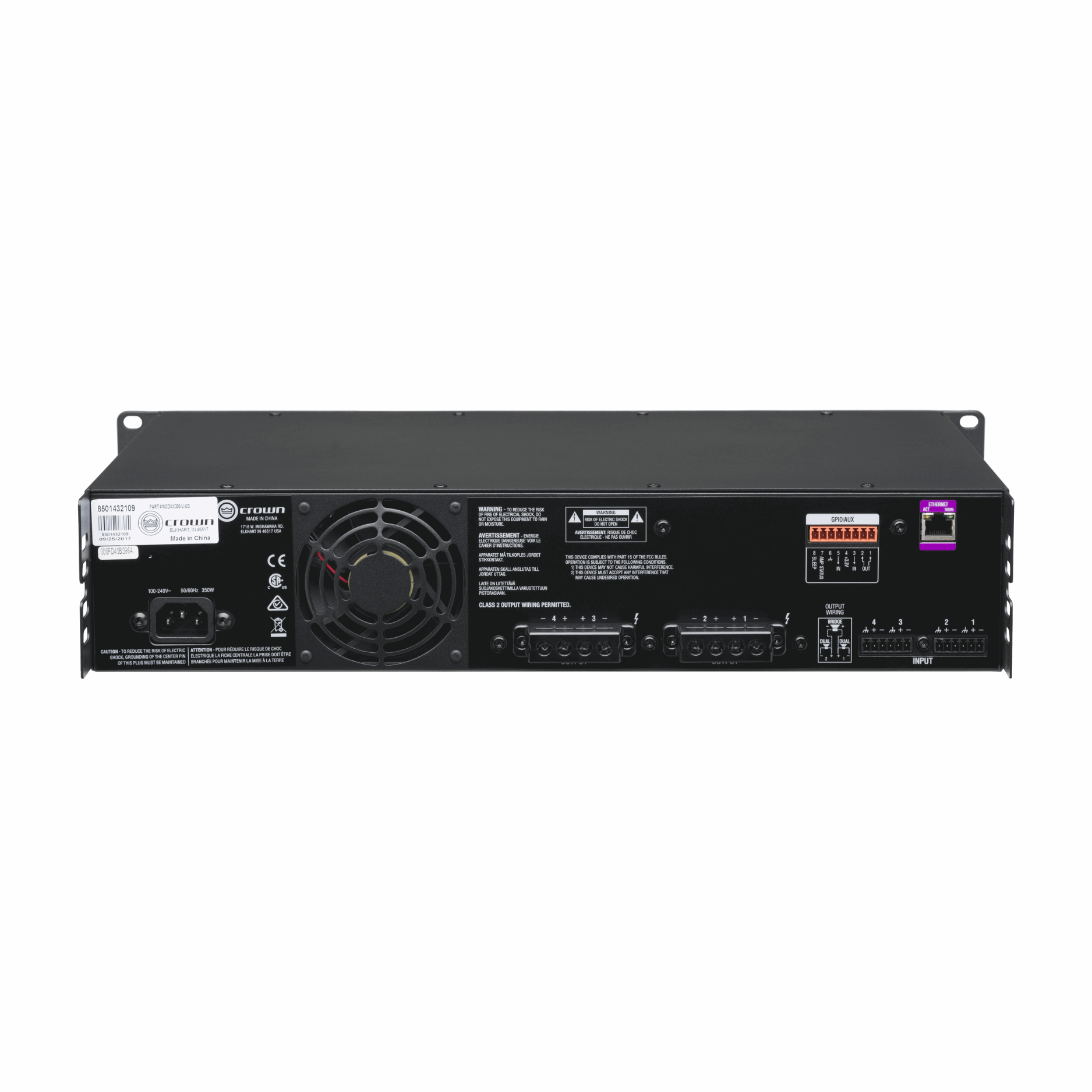 Crown CDi DriveCore 4|300 Power Amplifier ( CDi 4|300 / CDi4|300 )