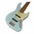 Bacchus Wjb5-630-rsm/m-ptl-sob Universe Series Roasted Maple 5-string Electric Bass, Pastel Sonic Blue With Bag