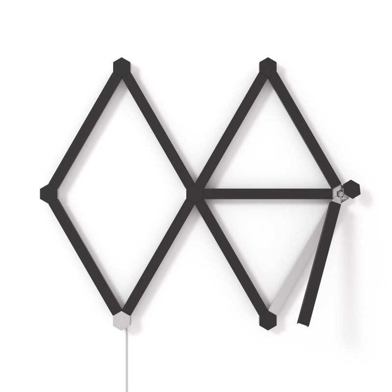 Nanoleaf Lines 60 Degrees Skins - Matte Black (9 Pack)