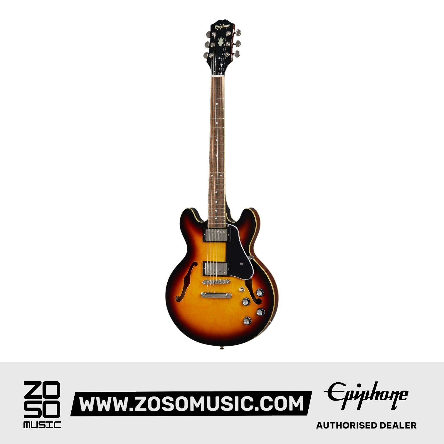 Epiphone IGES339VSNH1 ES-339 Semi-Hollow Body Electric Guitar - Vintage Sunburst ( FREE Gator GBE-ELECT Gig Bag ) |  EPIPHONE |  ELECTRIC GUITAR |  Zoso Music
