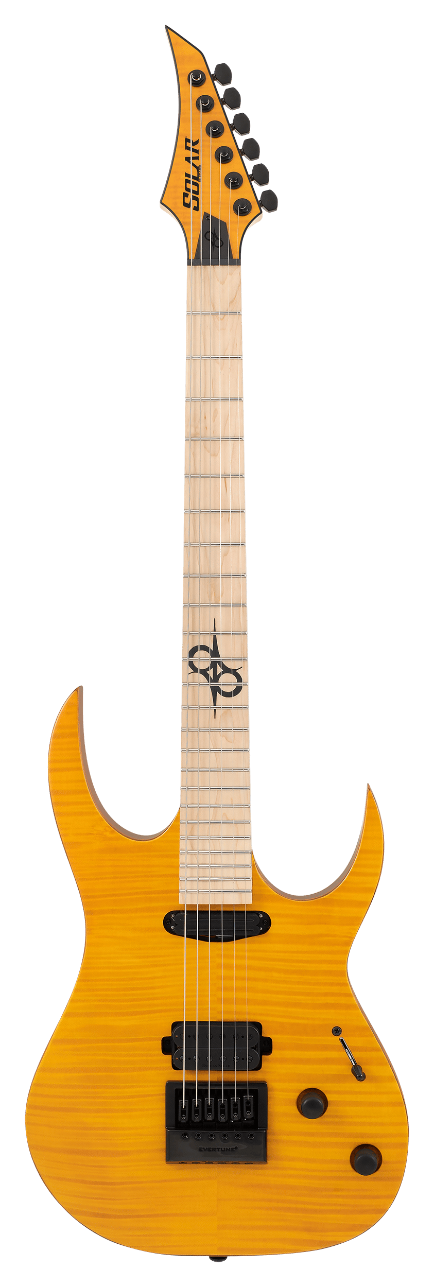 Solar SB1.6FA Flame Amber Matte Electric Guitar |  SOLAR |  ELECTRIC GUITAR |  Zoso Music
