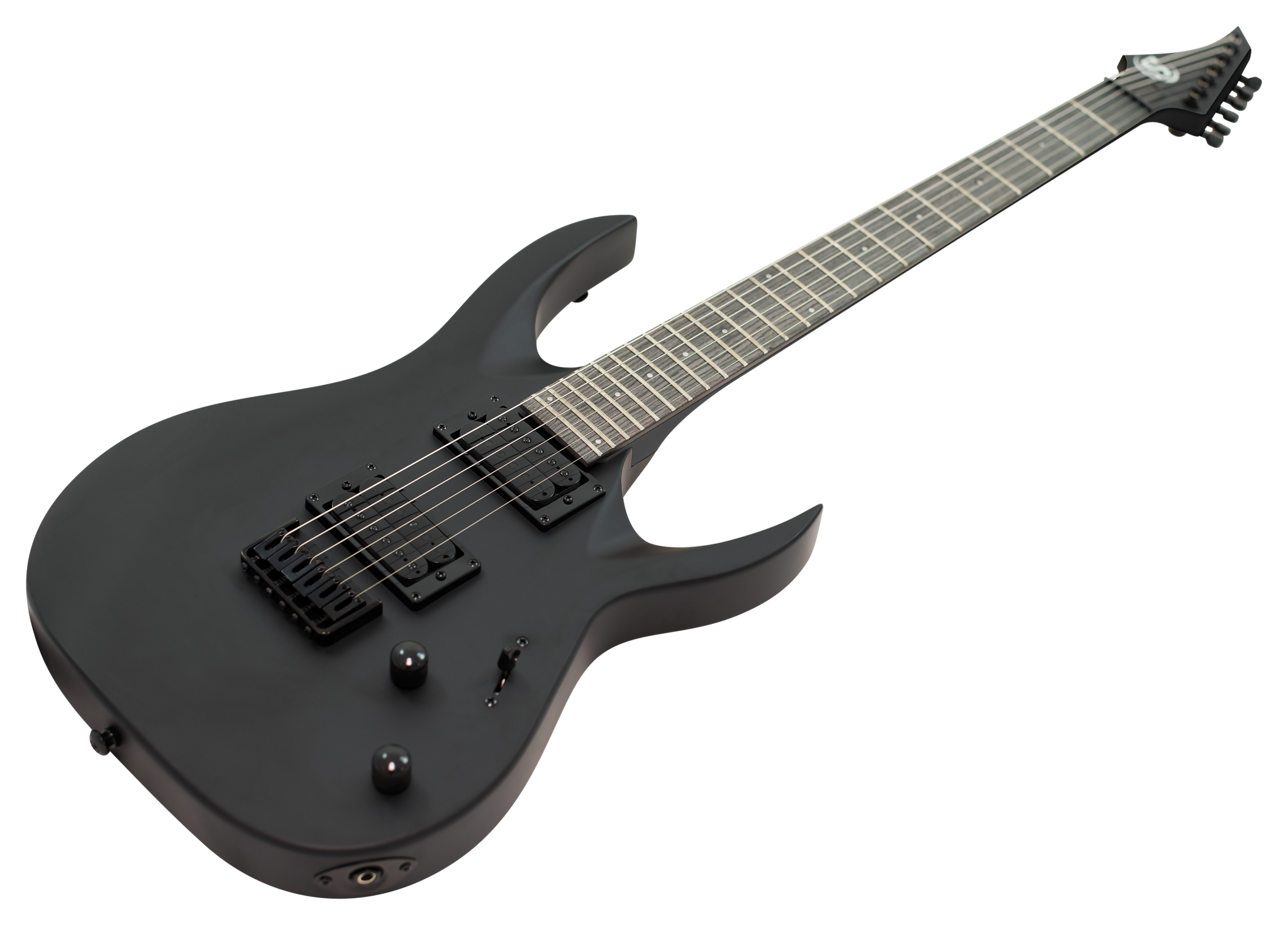 S by Solar AB4.6C Carbon Black Matte Electric Guitar |  S BY SOLAR |  ELECTRIC GUITAR |  Zoso Music