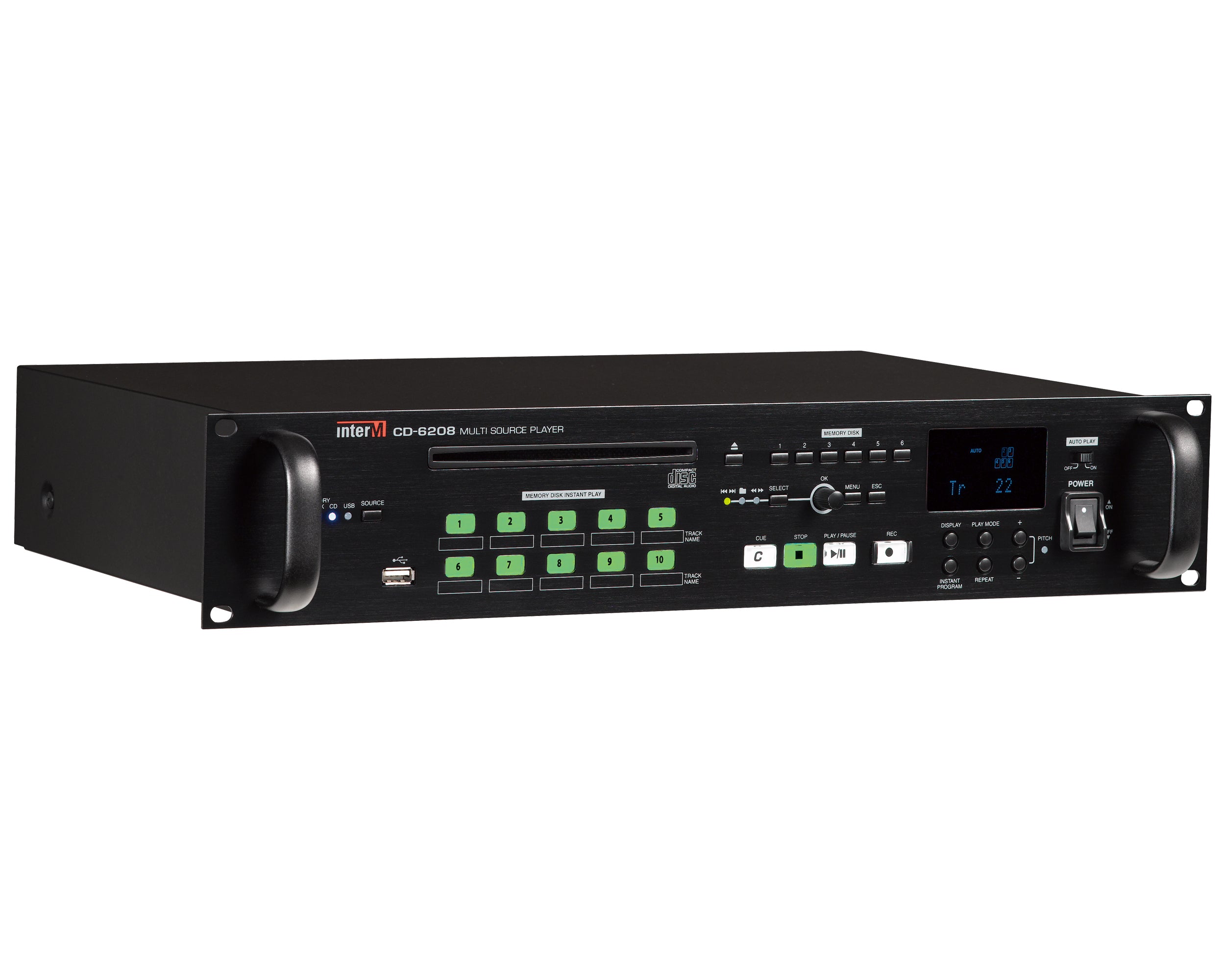 Inter-M CD-6208  Multi Source Player + TU-6200 Stereo Tuner