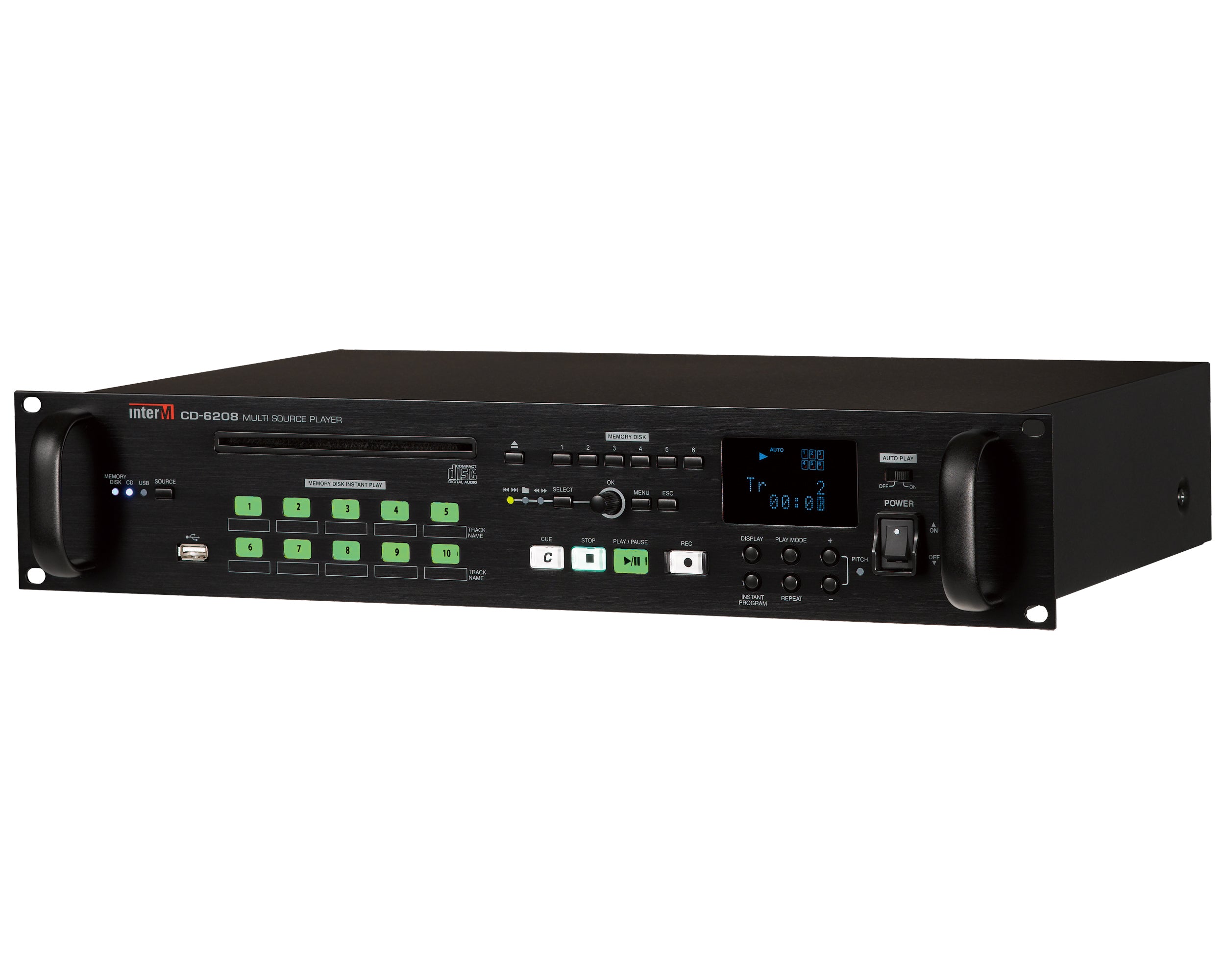 Inter-M CD-6208  Multi Source Player + TU-6200 Stereo Tuner