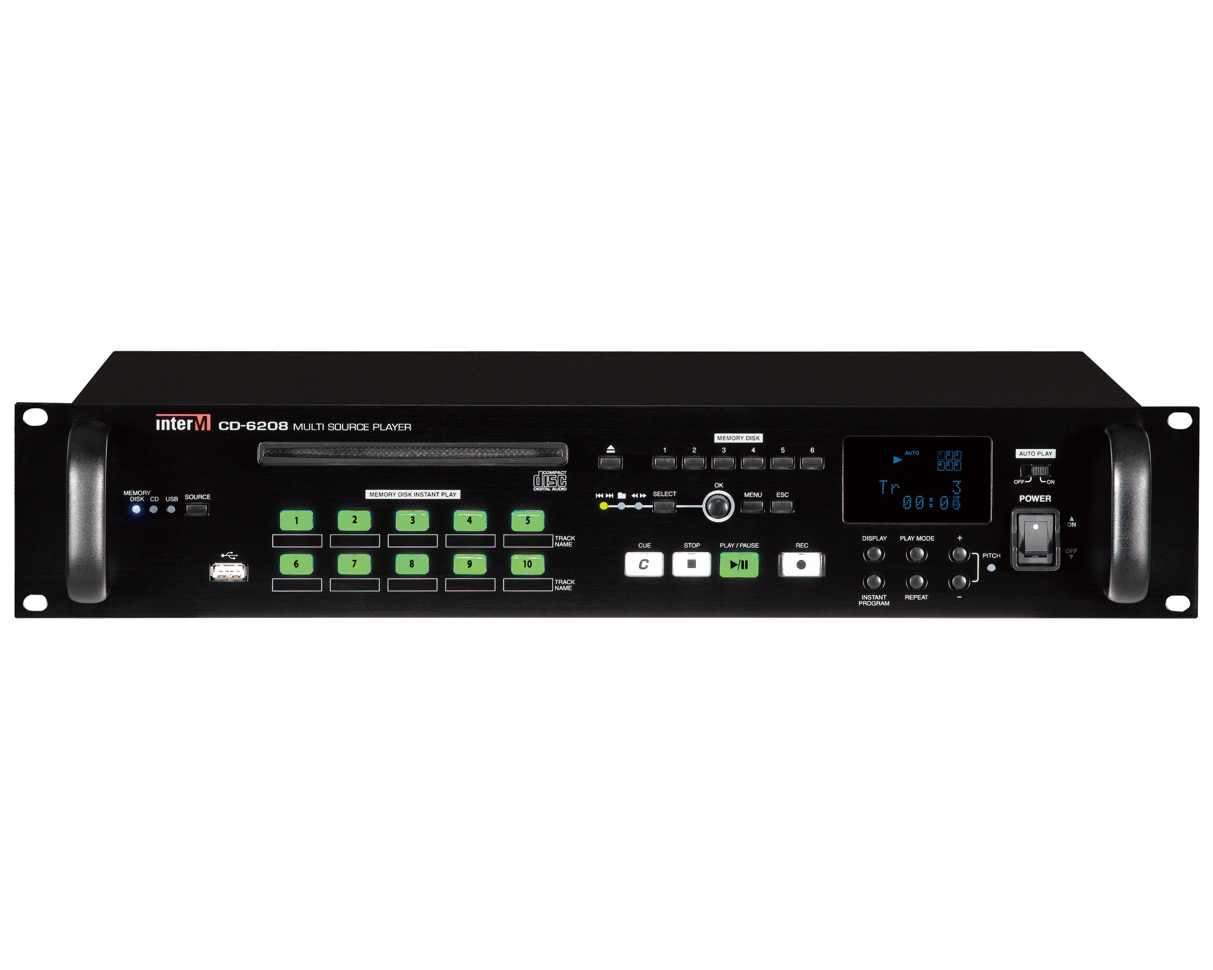 Inter-M CD-6208  Multi Source Player + TU-6200 Stereo Tuner