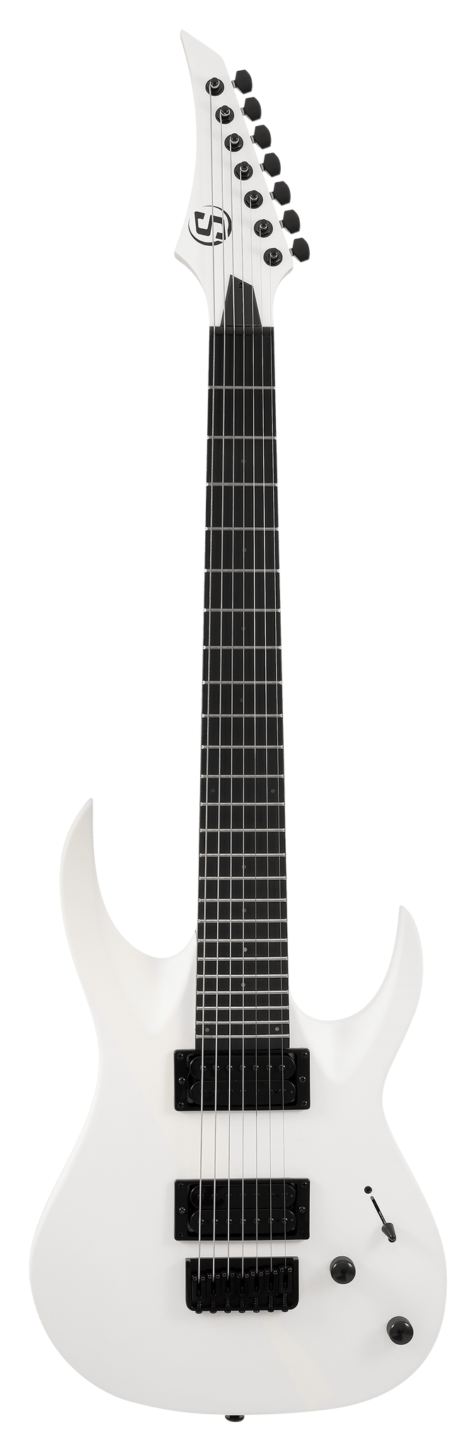 S by Solar AB4.7W – 7 String White Matte Electric Guitar |  S BY SOLAR |  ELECTRIC GUITAR |  Zoso Music