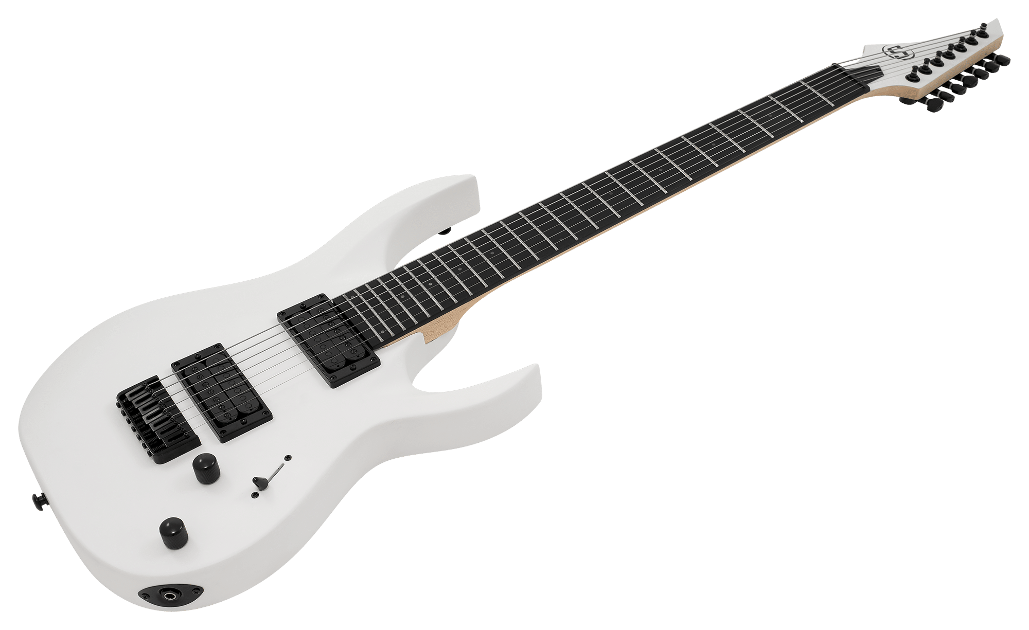 S by Solar AB4.7W – 7 String White Matte Electric Guitar |  S BY SOLAR |  ELECTRIC GUITAR |  Zoso Music