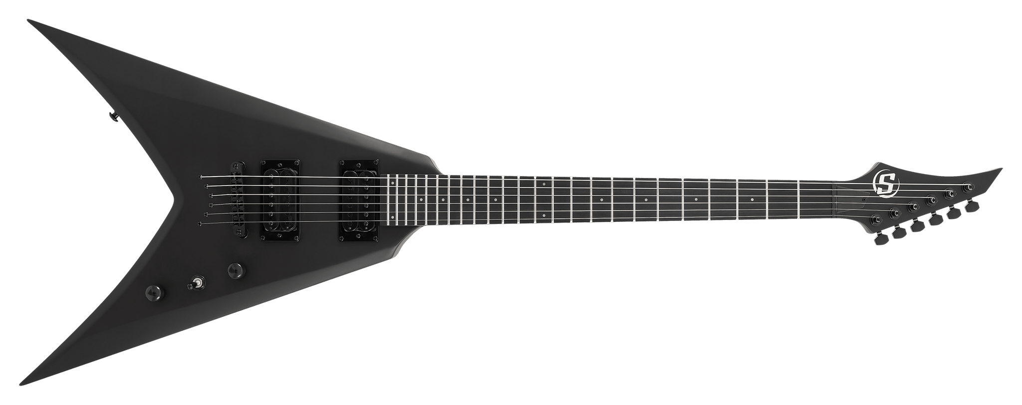 S by Solar VB4.6C – Carbon Black Matte Electric Guitar |  S BY SOLAR |  ELECTRIC GUITAR |  Zoso Music