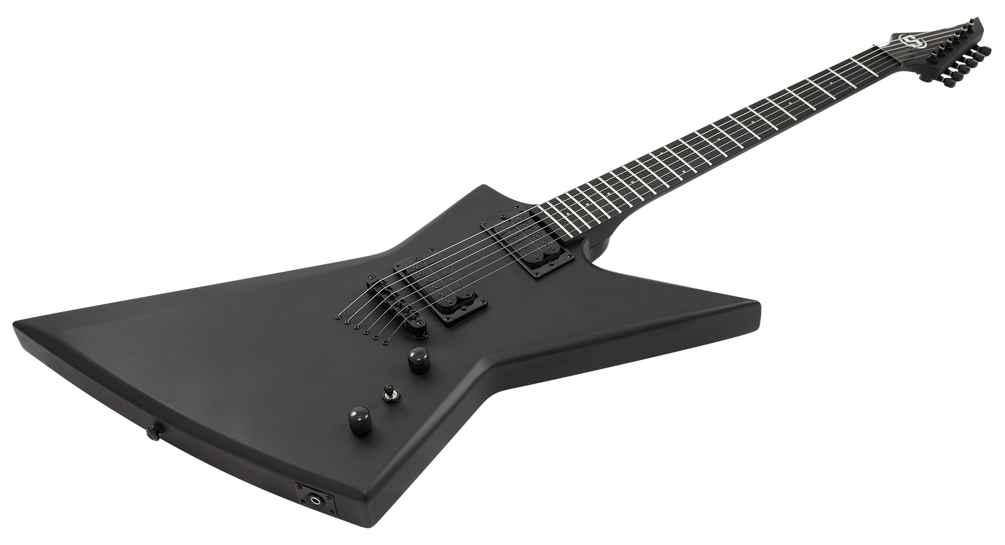 S by Solar EB4.6C – Carbon Black Matte Electric Guitar |  S BY SOLAR |  ELECTRIC GUITAR |  Zoso Music