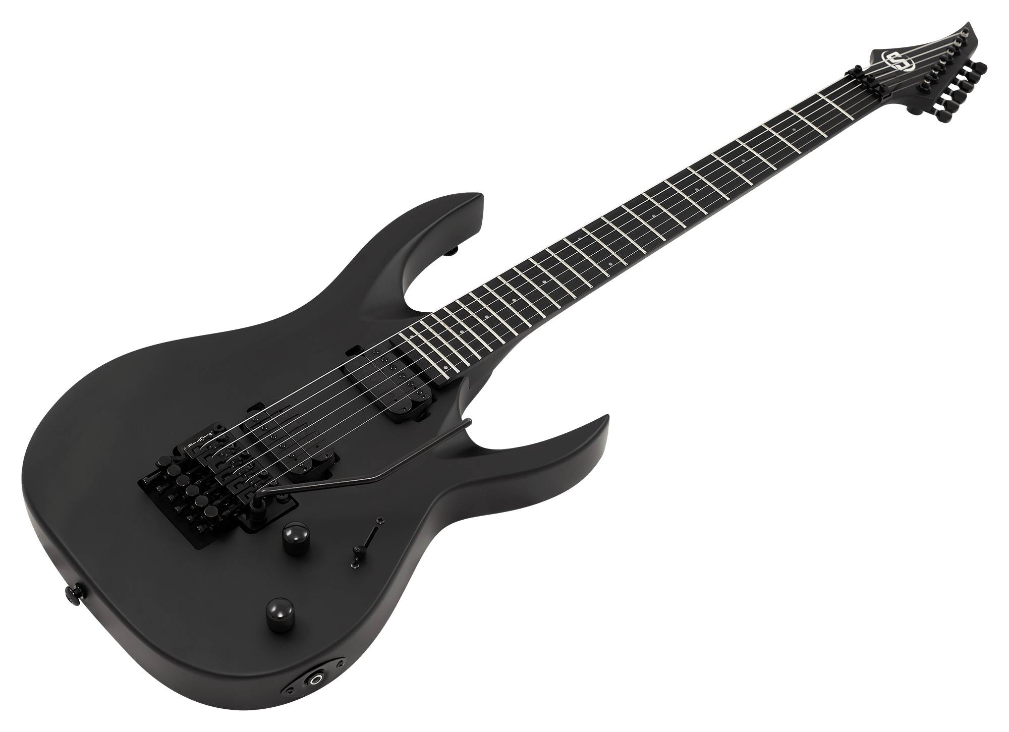 S by Solar AB4.6FRC Carbon Black Matte Electric Guitar