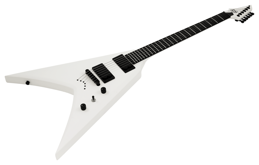 S by Solar VB4.6W – White Electric Guitar |  S BY SOLAR |  ELECTRIC GUITAR |  Zoso Music