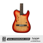 SQOE SEGD600 Nylon Electric Guitar with Piezo Pickups