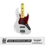 SQOE 5 Strings Jazz Bas Guitar, Maple Fretboard