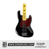 SQOE 5 Strings Jazz Bas Guitar, Maple Fretboard