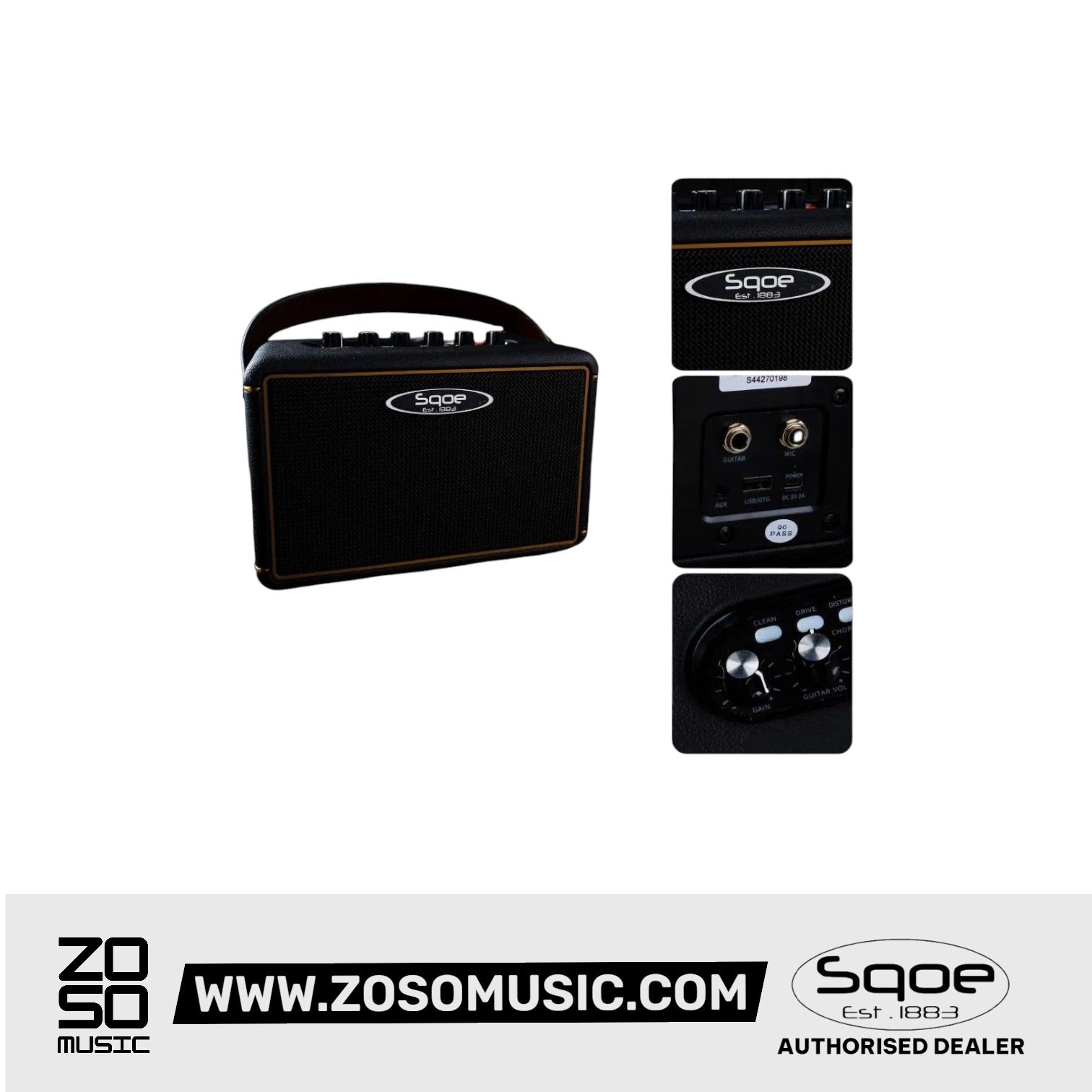Sqoe S4 10watt Modelling Amplifier (with Apps Control) | Zoso Music Sdn Bhd
