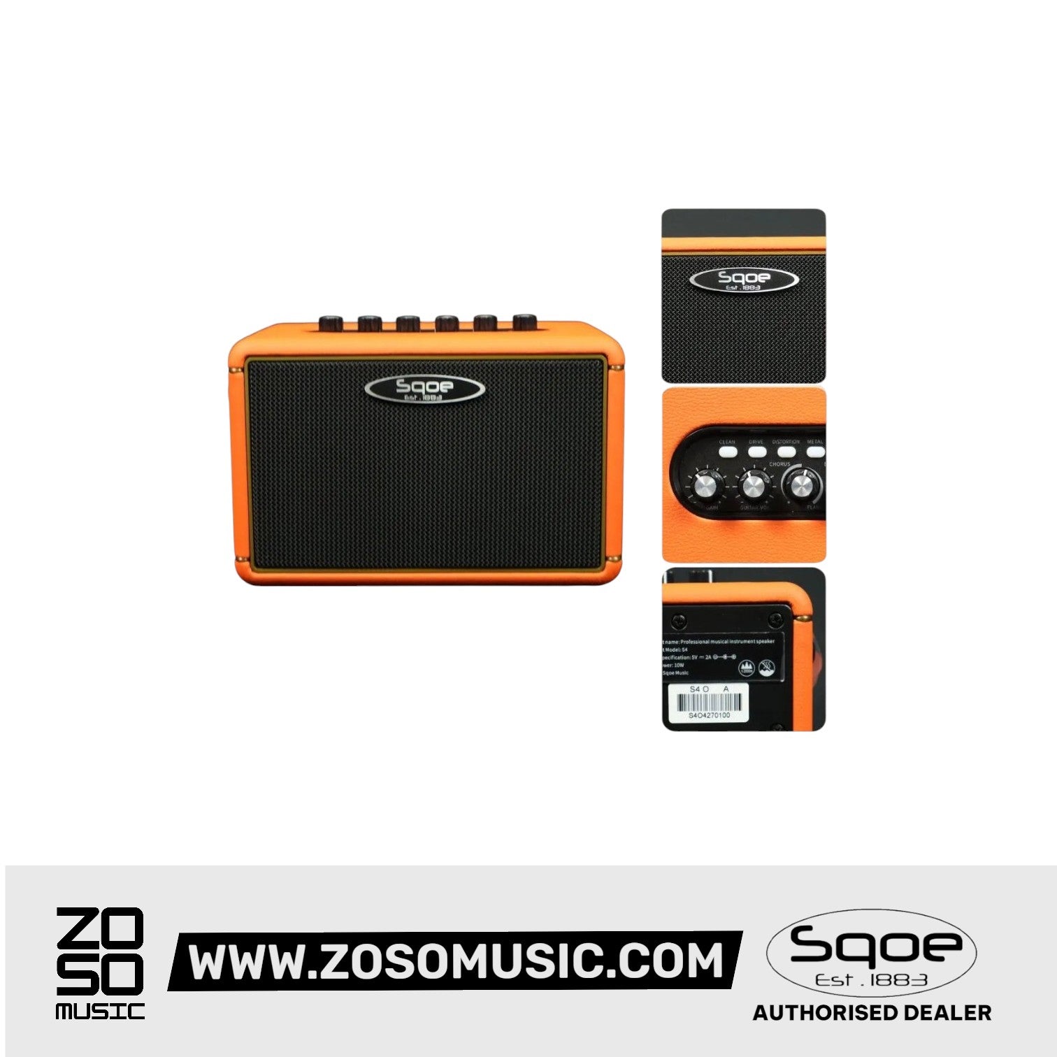 Sqoe S4 10watt Modelling Amplifier (with Apps Control)