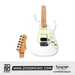 SQOE SEST800 HSS Roasted Maple Series Electric Guitar