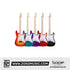 SQOE SEIB680 HSS with Flame Maple Top Electric Guitar