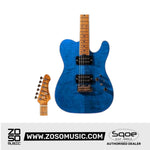 SQOE SETL900 HH Roasted Maple Series Telecaster Electric Guitar