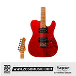 SQOE SETL900 HH Roasted Maple Series Telecaster Electric Guitar