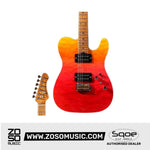 SQOE SETL900 HH Roasted Maple Series Telecaster Electric Guitar