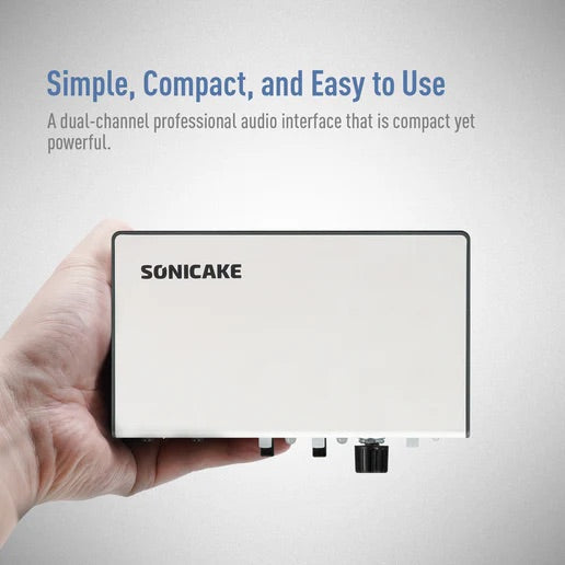 Sonicake QAI-23 Sonic Cube 2 Dual-channel Professional Audio Interface Analog Preamp