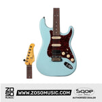 SQOE SEST1000 Premium Custom Series HSS Electric Guitar with Hardcase