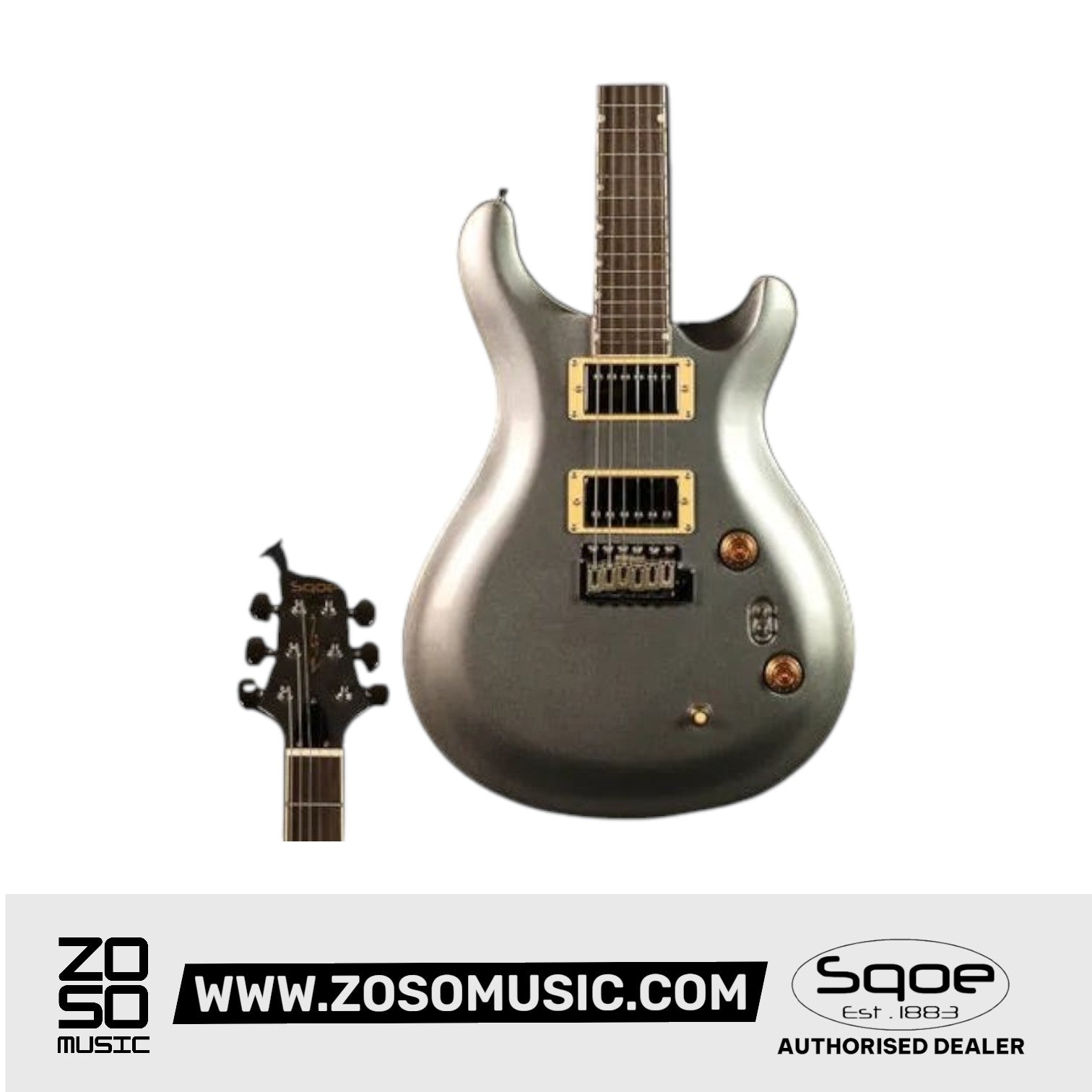 SQOE SEPRS200 HH Electric Guitar