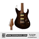SQOE SEIB999 HH Roasted Maple Series Electric Guitar
