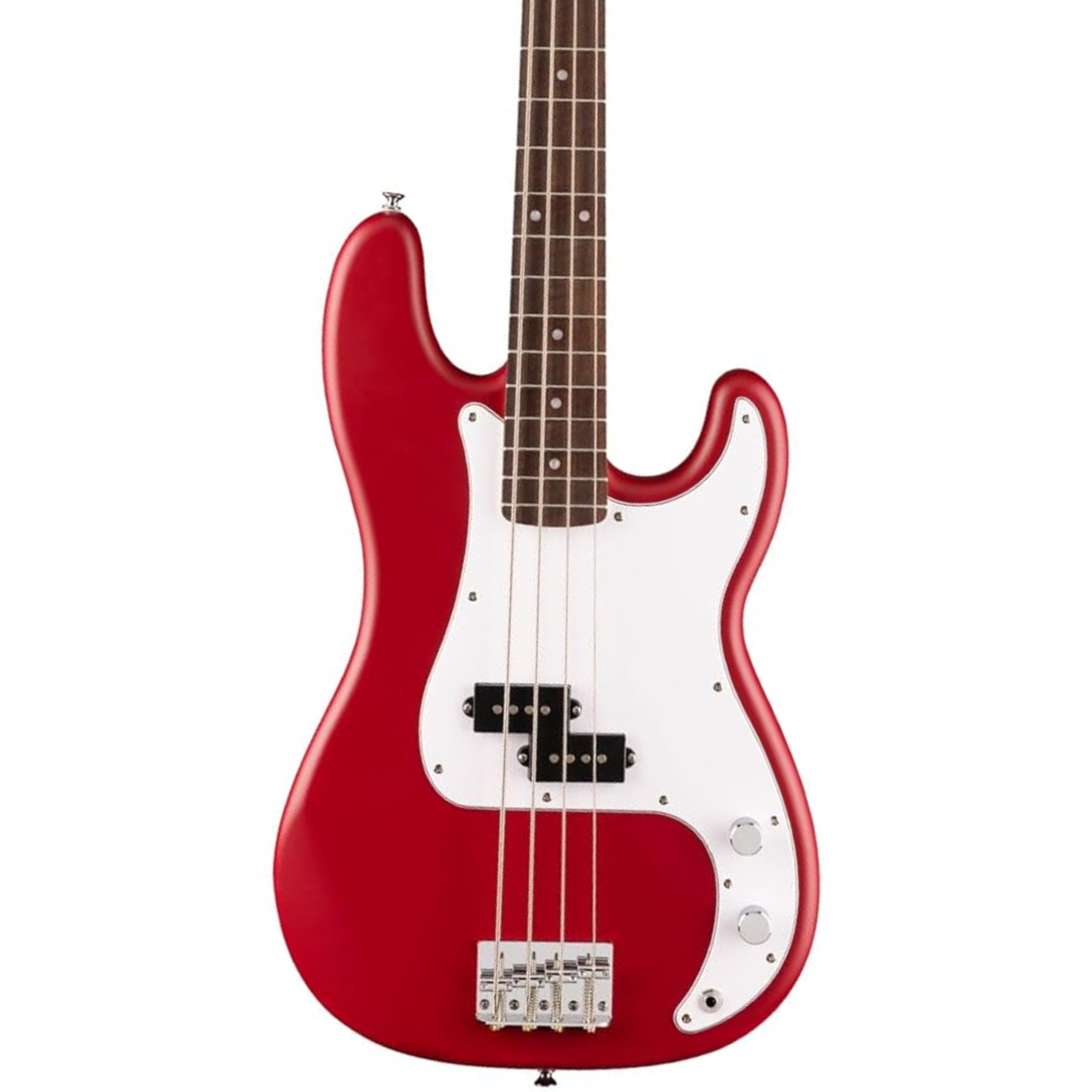 Squier Debut Series Precision Bass Guitar, Laurel FB, Dakota Red | Zoso Music Sdn Bhd