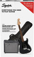 Squier Affinity Series Hss Stratocaster Guitar Pack, Laurel Fb, Charcoal Frost Metallic, 230v, Eu |  SQUIER BY FENDER |  ELECTRIC GUITAR |  Zoso Music