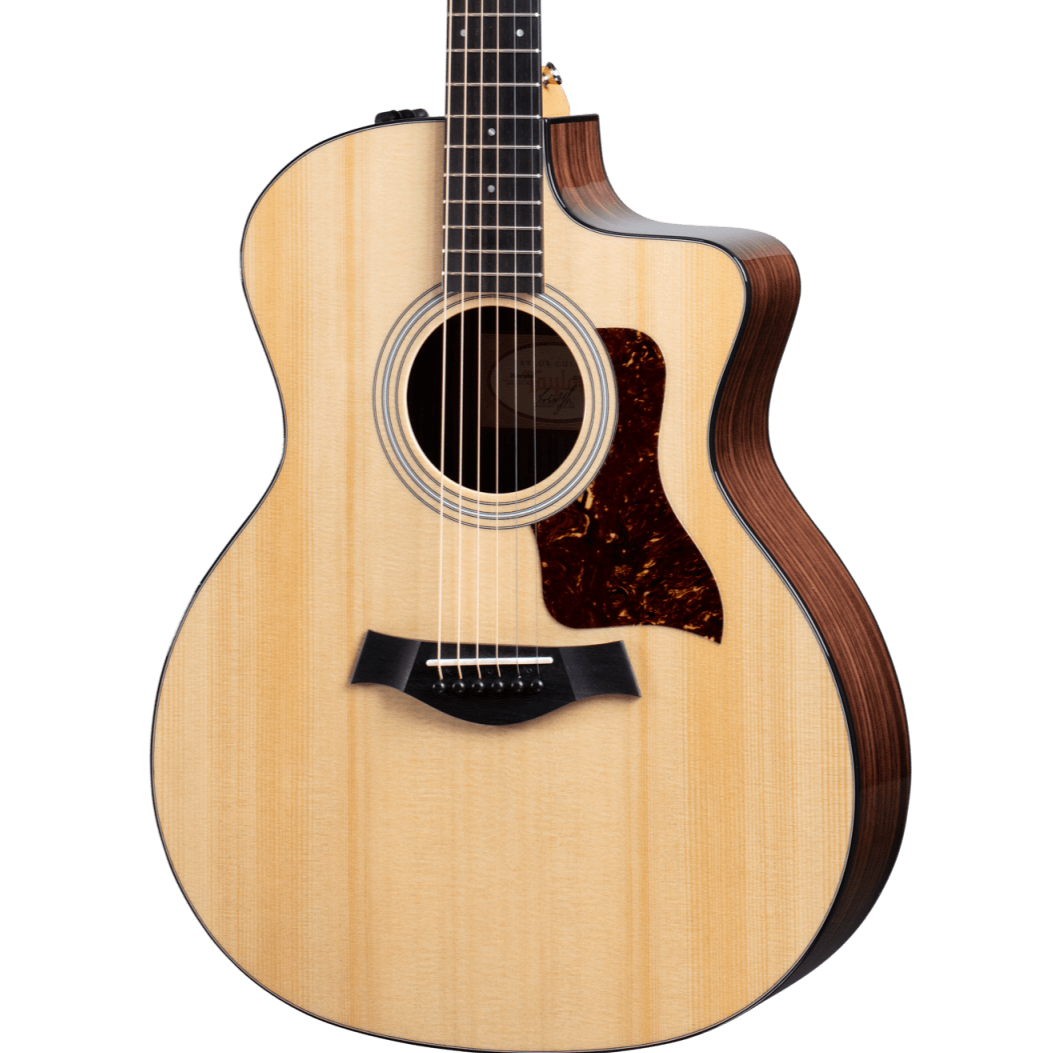 Taylor 214ce Plus RW/Spruce Grand Auditorium Acoustic Guitar w/Aerocase, Natural | Zoso Music Sdn Bhd