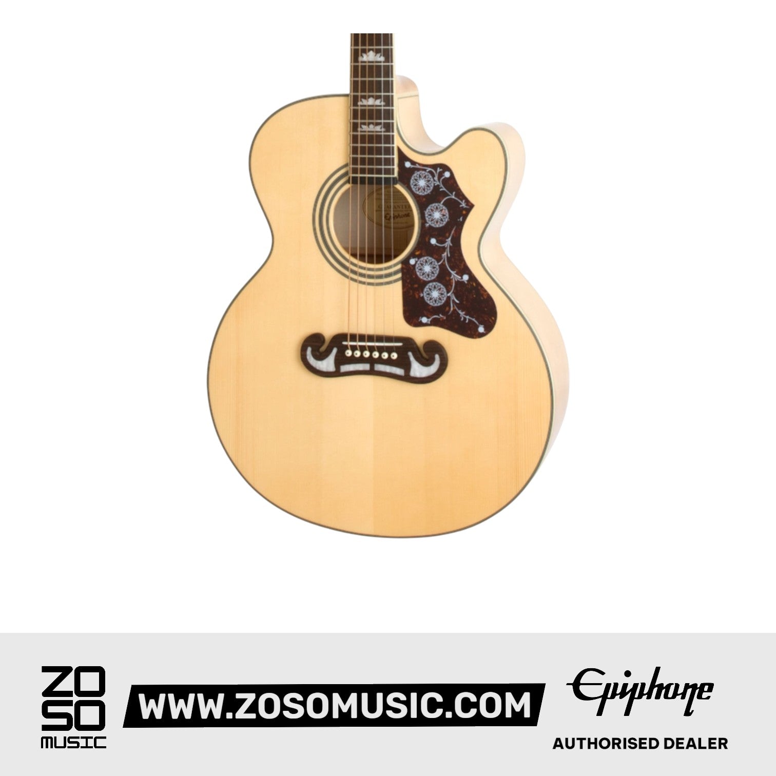 Epiphone J-200 EC Studio Acoustic Electric Guitar