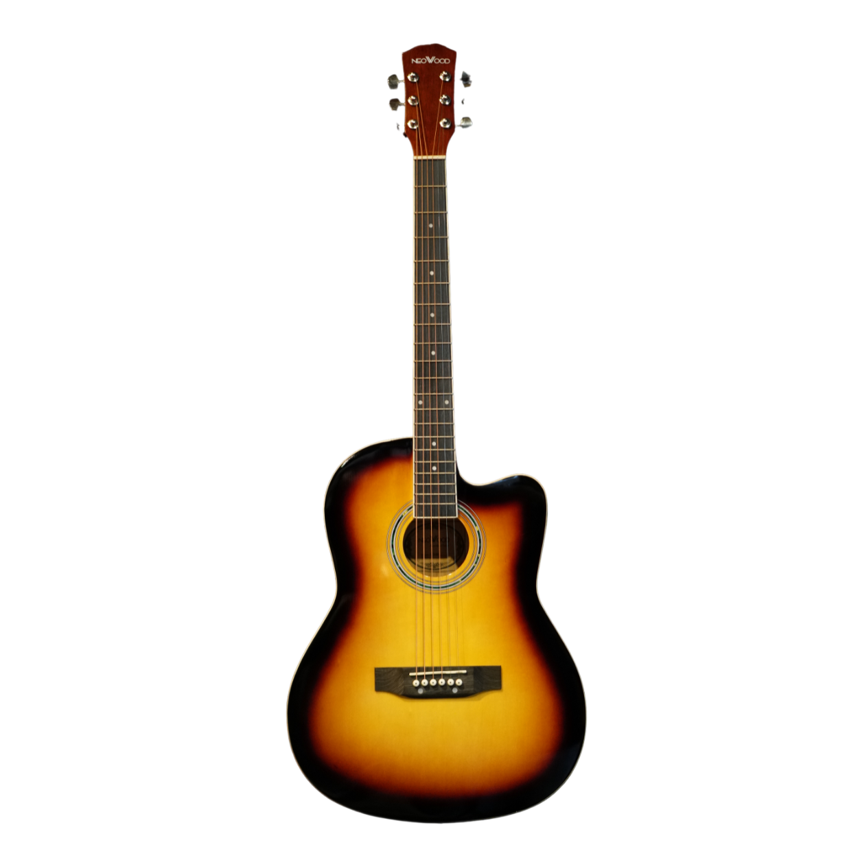 Neowood C10 SB 39Inch Acoustic Guitar Gloss Finish Sunburst