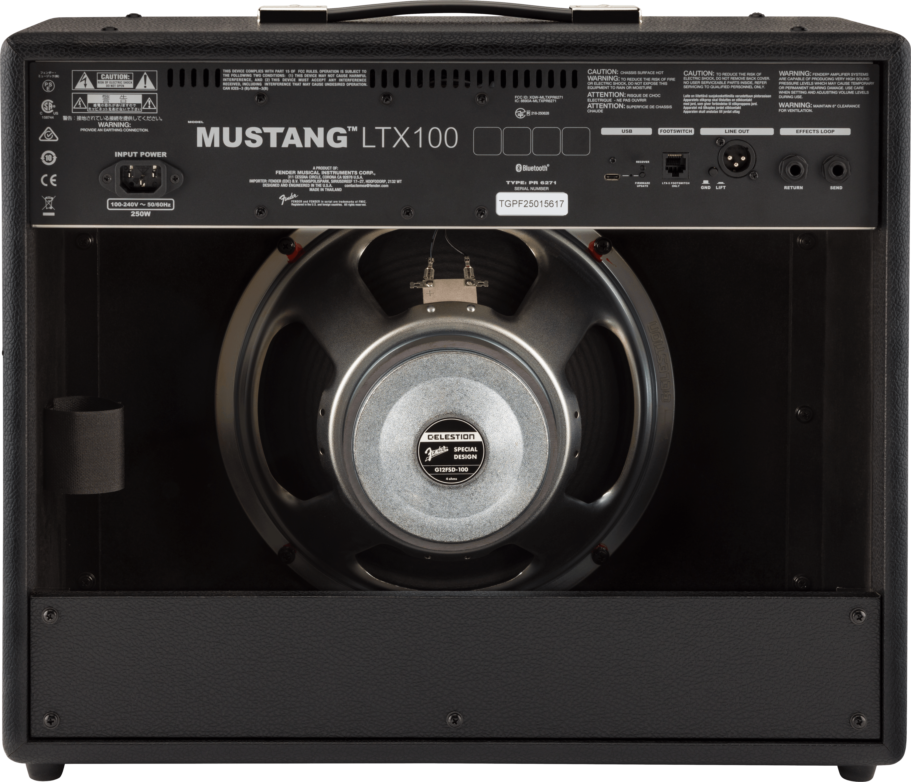 Fender Mustang LTX100 Guitar Amplifier, 230V |  FENDER |  AMPLIFIER-CABINET |  Zoso Music
